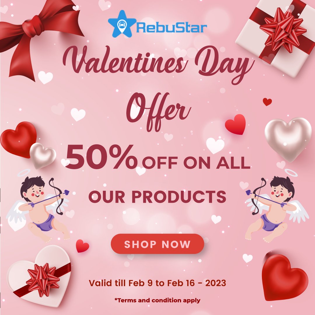 Rebu_Star's tweet photo. Valentines day offer๐๐ฅฐ
We, Rebustar, provide a 50% offer on all products, Avail of this offer now!
Follow us @RebuStar
https://t.co/c9nZ27Xpyc
#Valentinesday #Valentine #ValentinesDay2023 #Love #Happyvalentinesday #UberClone #UbereatsClone #InstacartClone #AirbnbClone https://t.co/GUuDO2tLC8
