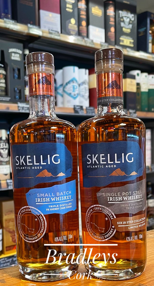 New whiskeys from @SkelligSix18 

bradleysofflicence.ie/whiskey/

#Irish #whiskey