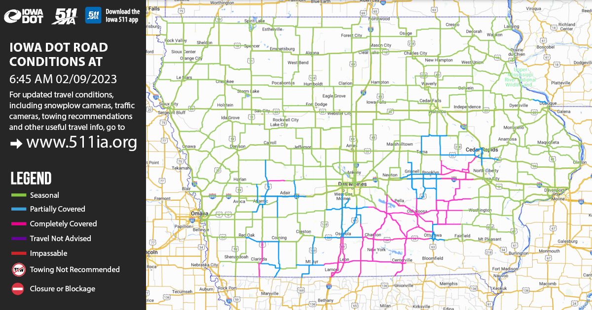 Iowa DOT On Twitter Looks Like The Southeast And East central Part Of iowa-dot-on-twitter-looks-like-the-southeast-and-east-central-part-of