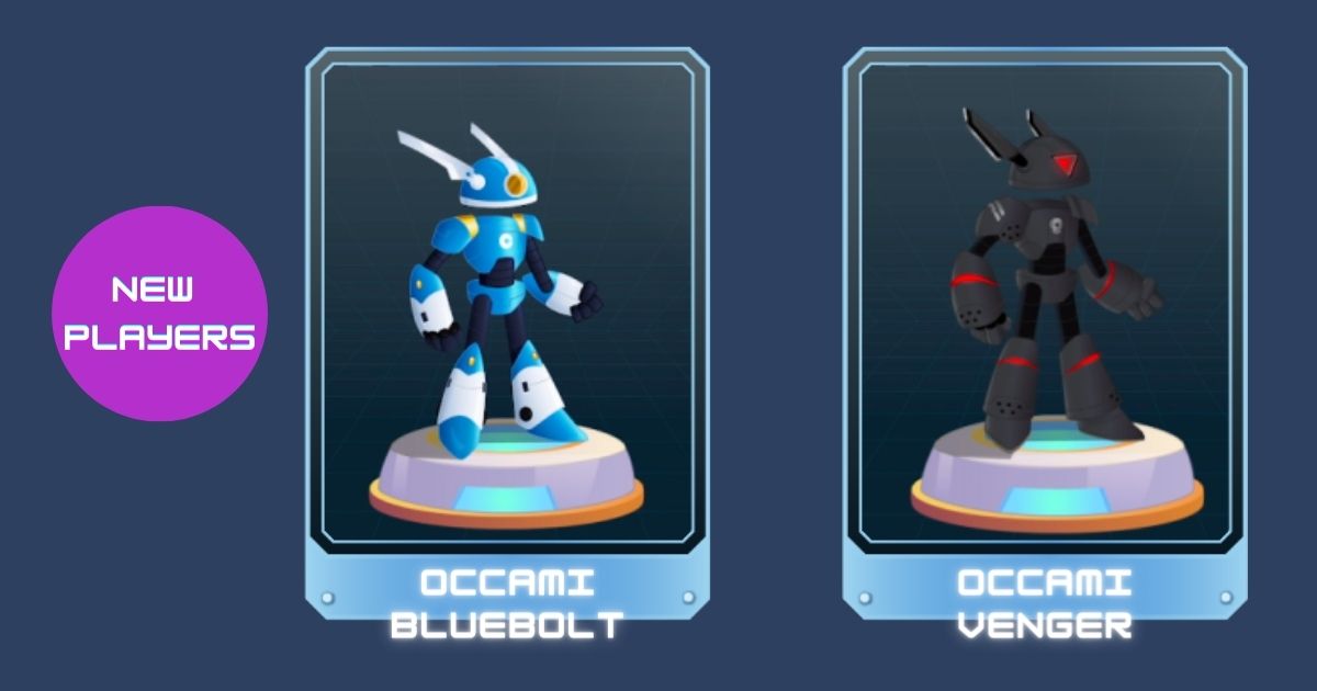 Obots_io's tweet photo. ¡Nuevos personajes de #Obots!
🤩Te presentamos a Occami Bluebolt y Occami Venger, dos de nuestras grandes adquisiciones de este mes.
¡Accede a https://t.co/OzaHrwI2TJ y hazte con alguno de estos personajes! https://t.co/tx09CF71cS