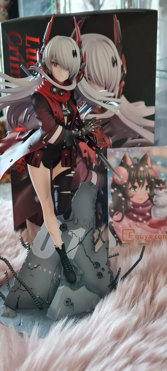 Ammy_XIII's tweet photo. Da isse! Da isse! Aaahhh Lucia Crimson Abyss ist endlich da 😍 vielen lieben Dank @Figuchan ❤️
#punishinggrayraven #pgralpha #goodsmile https://t.co/EZrKozDsfx