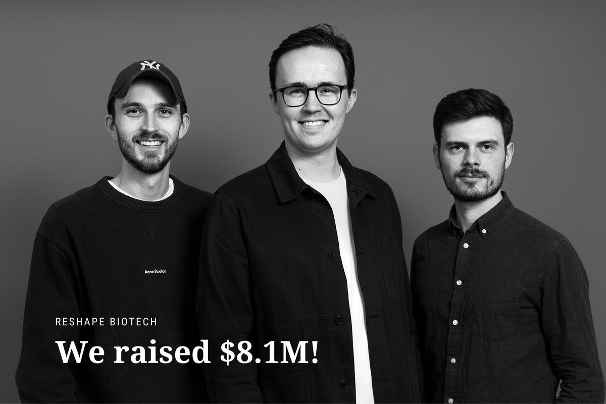 ReshapeB's tweet photo. Today we announced Denmark’s largest-ever seed round🎉

With an oversubscribed $8.1 million investment, we plan to expand Reshape’s platform offering, making the microbiology experiment process more accessible and affordable for scientists globally.

https://t.co/LkgaHCPCh5 https://t.co/a5WOIXTUQf