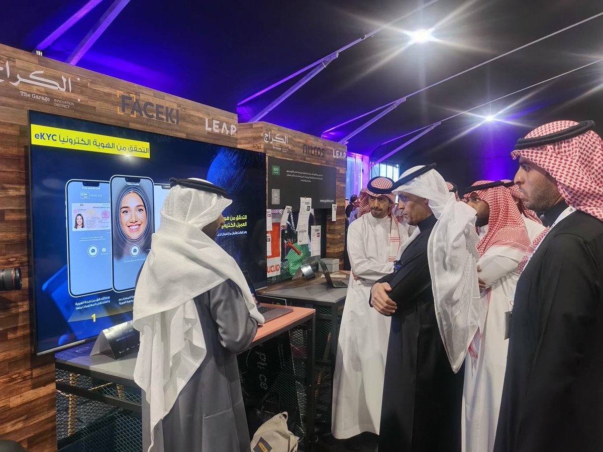 faceki_'s tweet photo. Today is the last day of the @LEAPandInnovate expo, we will be waiting for you at stand No. T3: C72! 

#riyadh #ksa #ksasolution #kyc #cybersecurity #leap23 #leap2023 #leapexpo #faceki #biometricauthentication https://t.co/rUVgEEcFc5