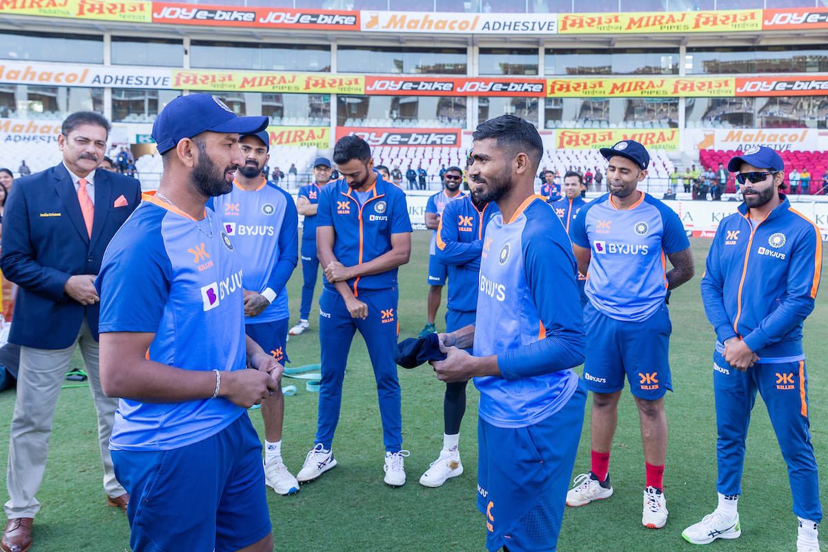 KonaBharat's tweet photo. A dream come true . Feeling very blessed to wear the baggy blue and represent India 🇮🇳 #305 https://t.co/wi48pRGcIm