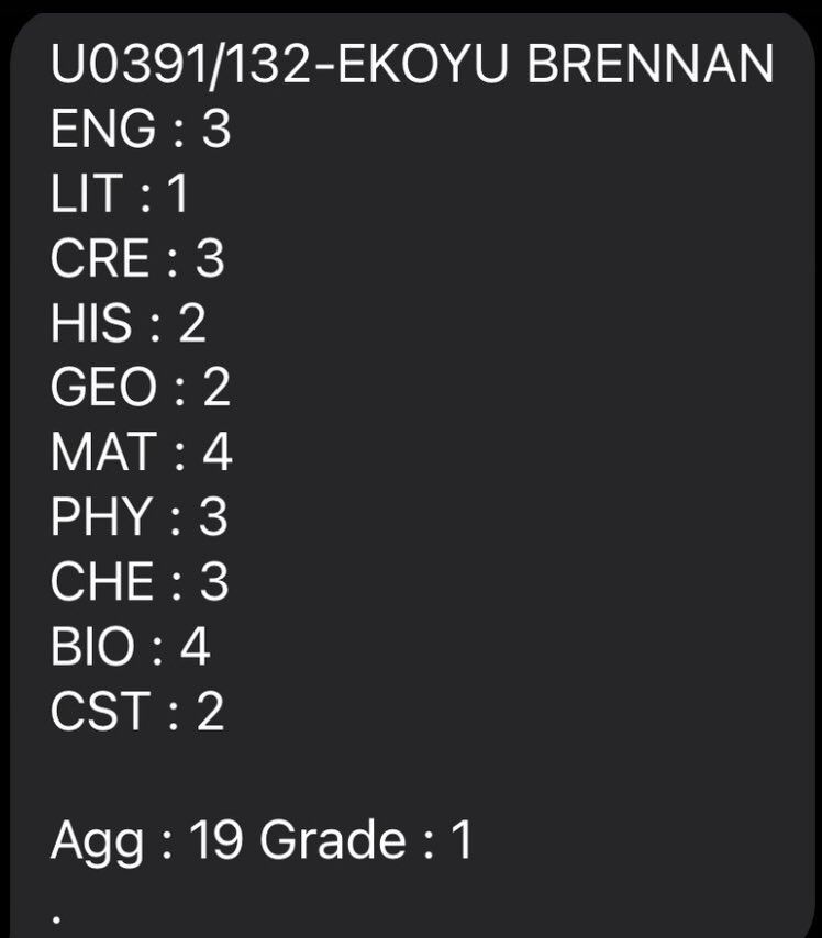 Renowned tiktok sensation @Brennanbaby16 scored 19 aggregates in the just released UNEB examinations. Congratulations 👏🏾