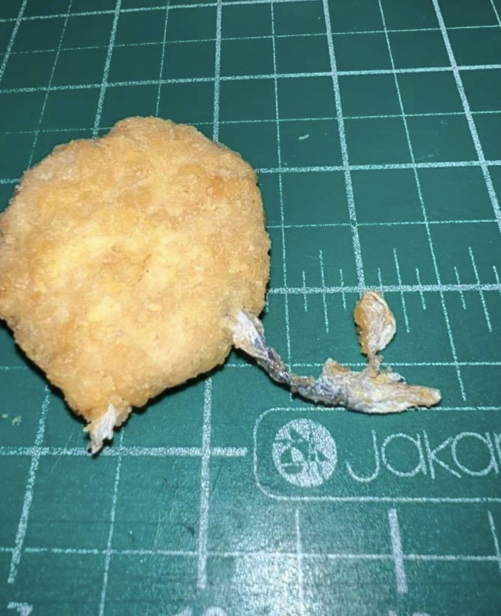 Be careful about the nuggets you buy from <a href="/IcelandFoods/">Iceland Foods ❄️</a> . £10 goodwill gesture, for plastic coming out of a nugget. What a joke!