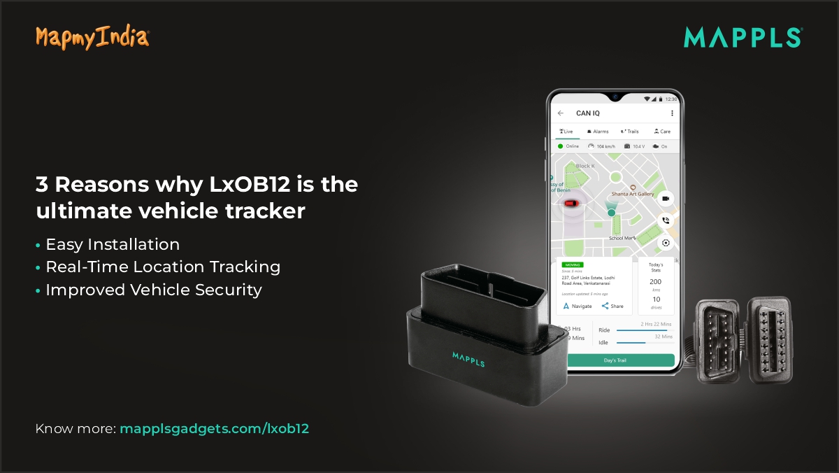 MapplsGadgets's tweet photo. Here are the 3 Reasons to choose Mappls LxOB12 vehicle tracker: Easy Installation, Real-Time Location Tracking, Improved Vehicle Security and many more.

Explore now: https://t.co/m8CZvy6Aus

#MapmyIndia #Mappls #Mapplsgadgets #vehiclesecurity #realtime  #gpstracker https://t.co/0S3PGvIKjw