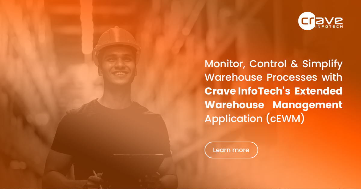 CraveInfotech's tweet image. EWM Application by Crave InfoTech:

Enhance control of your warehousing operations, lower costs, and improve visibility with EWM 

Learn More: hubs.ly/Q01BPWxW0

#warehouseoperations