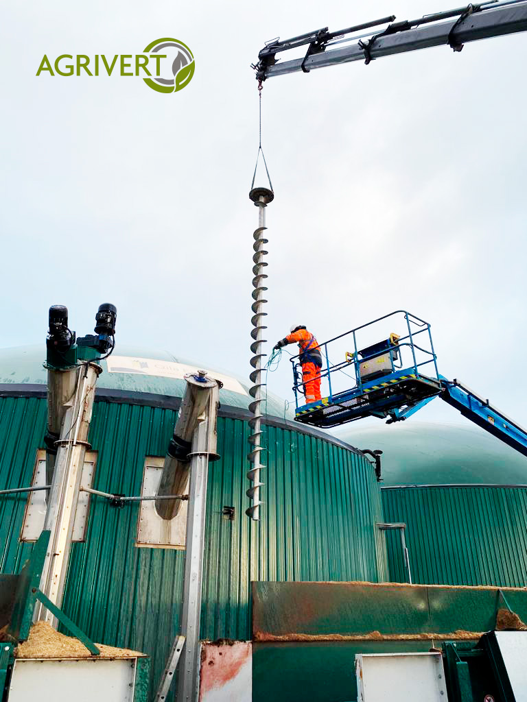 AgrivertLtd's tweet image. Agrivert’s maintenance team completing an upright auger replacement on a Terbrack Feed system. Agrivert delivers operating and maintenance services to a wide range of biowaste and renewable energy assets. 
#anaerobicdigestion #biogasplant #plantoperator #uk #scotland #Agrivert