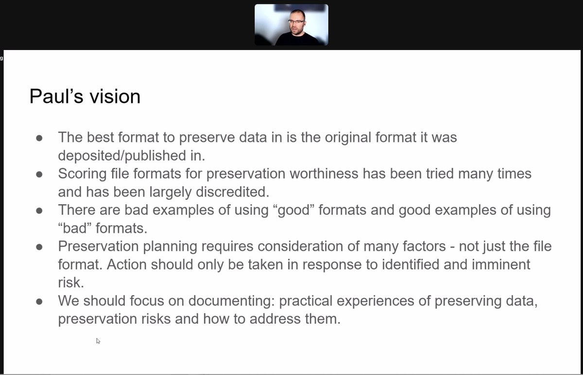 CHLThor's tweet image. Do unacceptable file formats exist? #OPF #digipres #fileformats