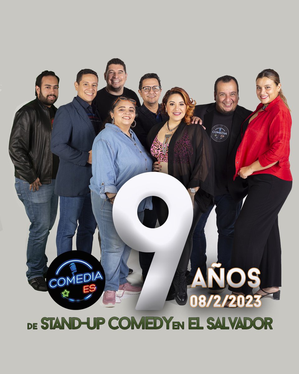GrupoCaverna's tweet photo. Queridos amigos y fans de Comedia ES

Es un honor para nosotros celebrar nuestro noveno aniversario como el primer grupo de stand up comedy de El Salvador. Durante estos años hemos compartido risas, lágrimas y muchas historias juntos. Gracias a todos por el apoyo. https://t.co/sBsv06lpAW