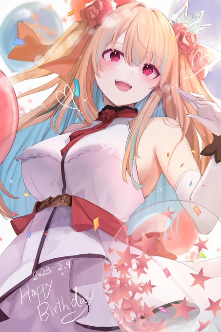Happy birthday!2023.2.9#コノエのアトリエ#KonoeNoAtelier 