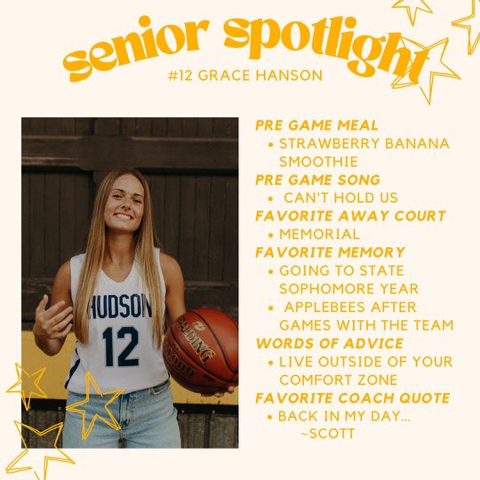 HudsonGirlsBas1's tweet image. We LOVE our Seniors!  We will honor them tonight before warmups of our game against New Richmond at HOME!

Let’s show them some love! 💙🏀🤍

@GrismoreKatie 
@gracelewis_3 
@hansongrace12