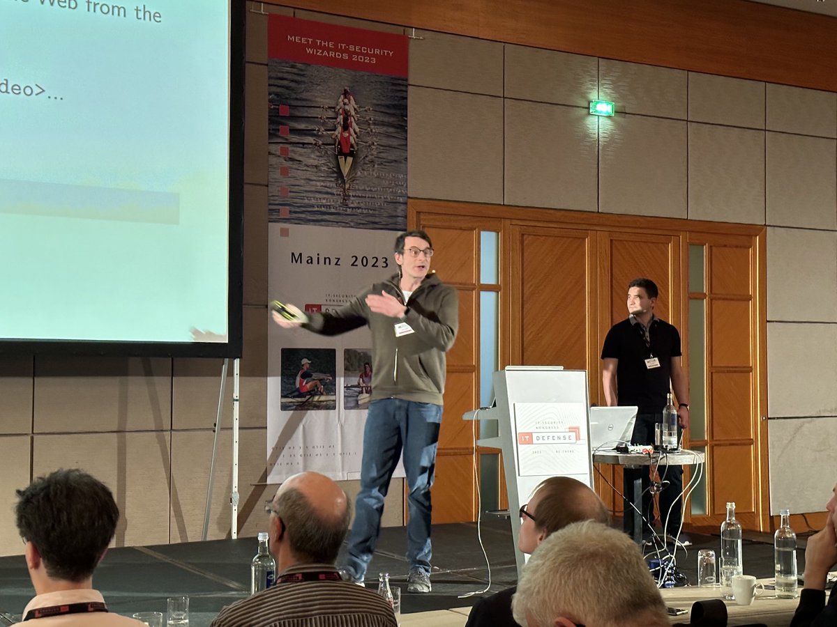 cirosec GmbH (@cirosec) on Twitter photo @datenkeller talks about 3rd-Party JavaScript at #ITDefense @datenkeller talks about 3rd-Party JavaScript at #ITDefense