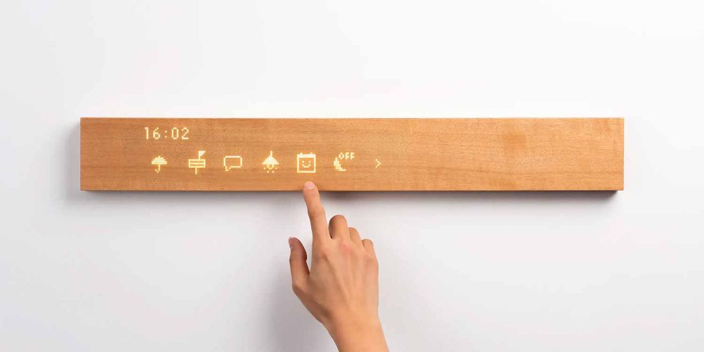 ondiseno's tweet photo. Mui Lab y Emma presentan una interfaz táctil de madera para personalizar la experiencia del sueño💤. Diseñado para montarse en pared, Mui Board se ilumina desde dentro a través una sutil pantalla #diseño #Tecnología #muilab #muiboard #smarthome 
https://t.co/QCiM490s7s https://t.co/RpKmD9TTMZ