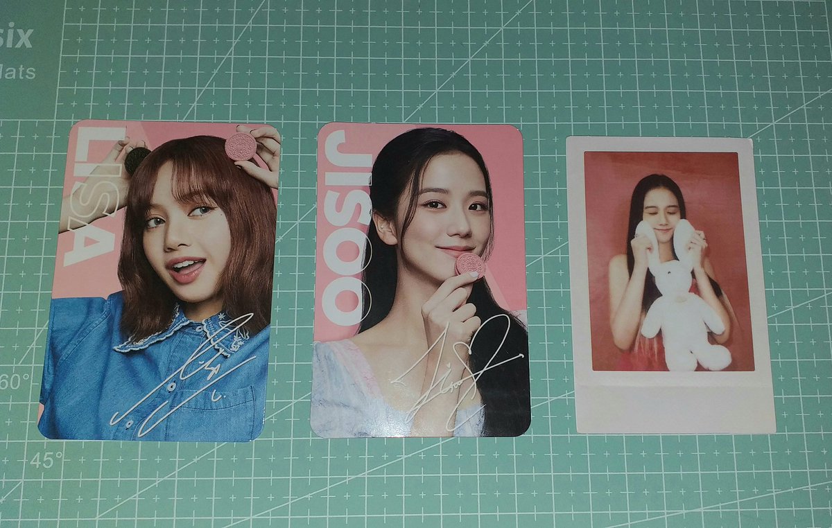 _starsparkles's tweet photo. wts lfb ph
Jisoo 01 / Lisa 03 Oreo pc
Jisoo Born Pink polaroid

55 pesos each
150 - set

# blackpink born pink kim jisoo lalisa https://t.co/WuWbogbhii
