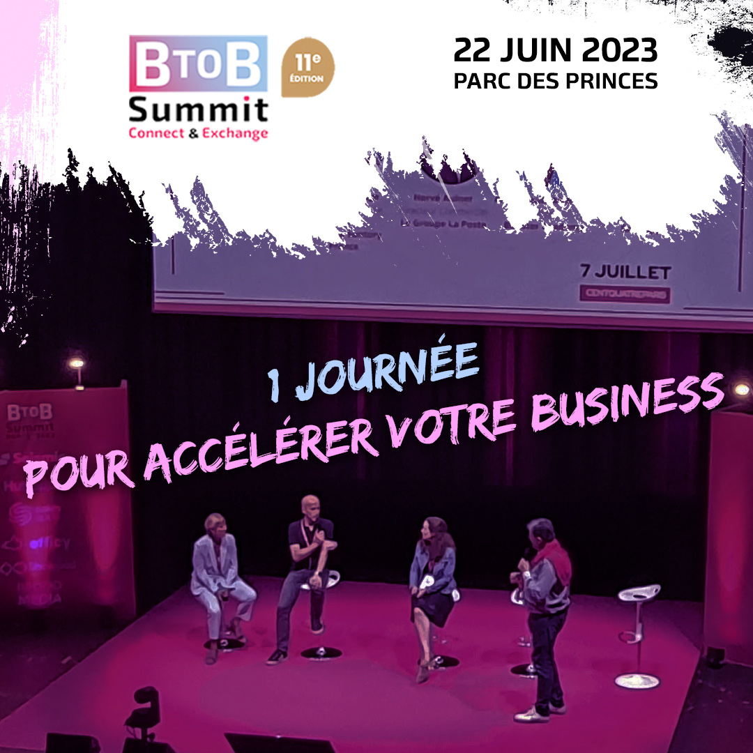 Devenez partenaire Expert du #BtoBSummit2023 et networkez avec 1500 décideurs #Marketing et #Vente autour de tables d'échanges et de différentes prises de paroles. Rendez-vous le 22 Juin au Parc des Princes.