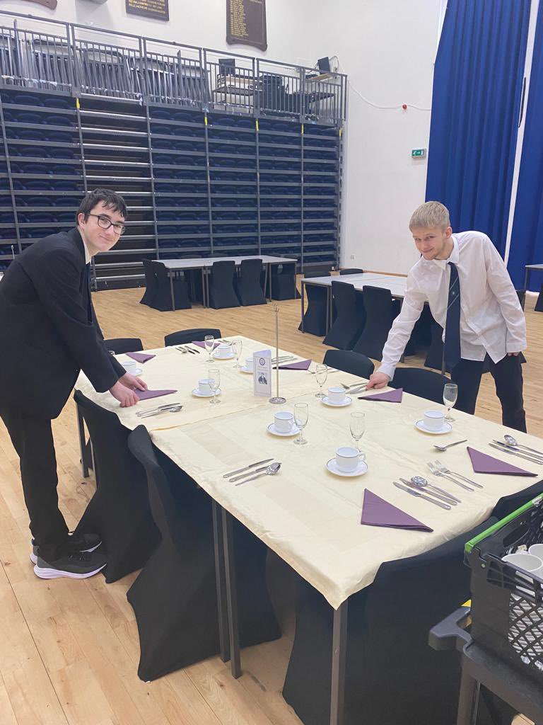 some more preparations are underway for our Burns Supper @balfronhigh