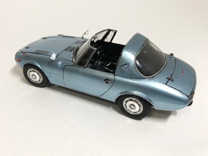 #これを見た人は好きなトヨタ車をあげる 意地のアクリル筆塗りw 
