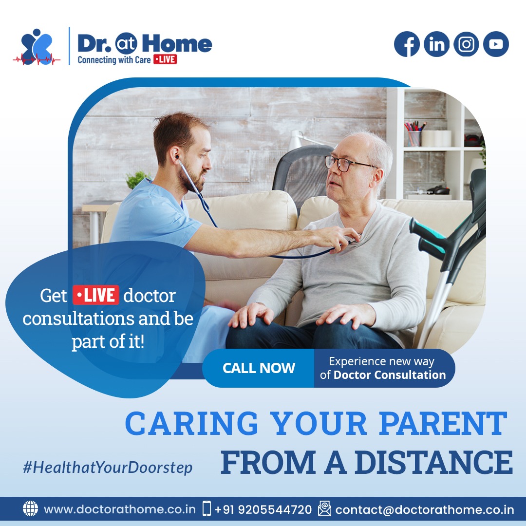 dr_athome's tweet photo. Innovative medical solutions for those unable to visit a clinic!

Caring your parents from a distance!

Book Your Appointment Now!
Call Us:- +91 9205544720
Or, Visit:- https://t.co/pNsXke8Cbk
.
.
.
#doctorathome #doctorhomeclinic #doctorhomecare  #seniorcare #diagnosis #medical https://t.co/20P4MCM9Sx