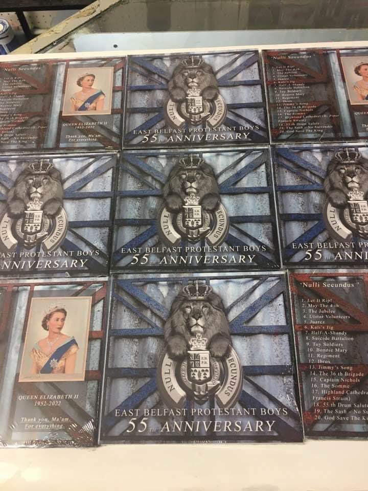 Harpo_FTG's tweet photo. Nulli Secundus now released. You can get yourself copy from the Union Jack Shop, Newtownards Road or contact any member out of the band 🇬🇧🥁

Get them while you can ⚫🔵 https://t.co/0vEFG0dtc0