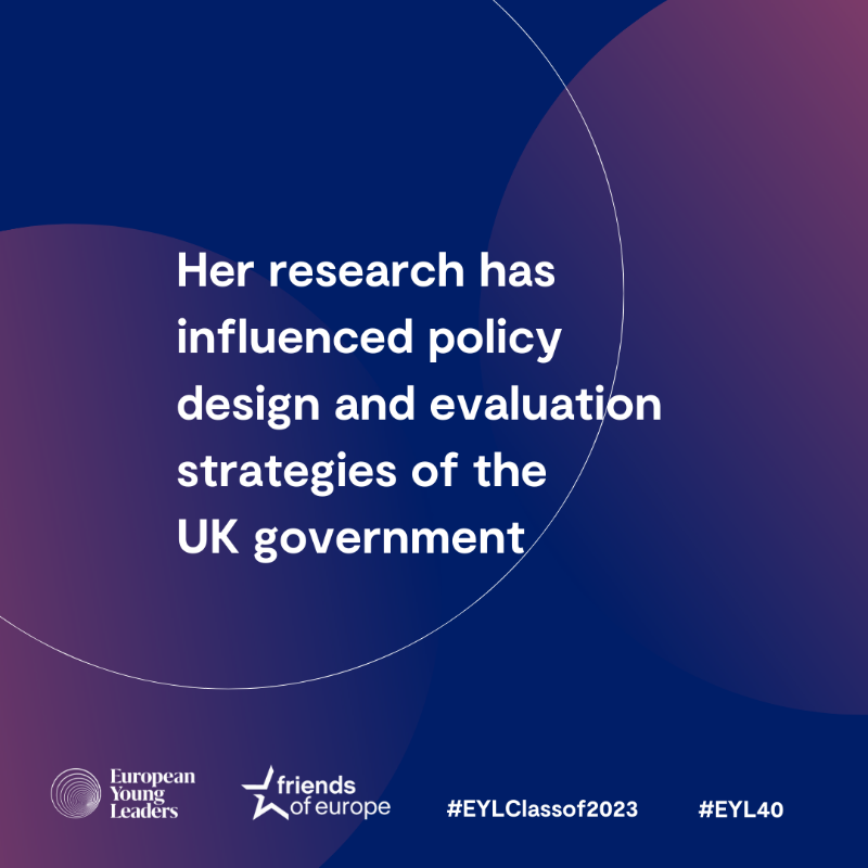 FriendsofEurope's tweet photo. Eleanor Carter | 🇬🇧

Research Director of the Government Outcomes Lab at the University of Oxford (@golaboxford), we welcome @EleanorCarter, to the #EYLClassof2023. Looking forward to working together!

#EYL40
↪️ https://t.co/23rPLADBrL