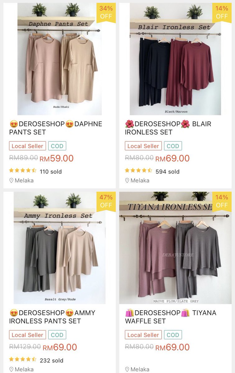 ashalostinhell's tweet photo. Jumpa kedai ni yang jual one set outfits, design and colours semua lawa je, tak perlu dah nak matching outfit, boleh beli dekat sini je. 

https://t.co/Rb2Fn1LXM3 https://t.co/8O4LJXB6eM