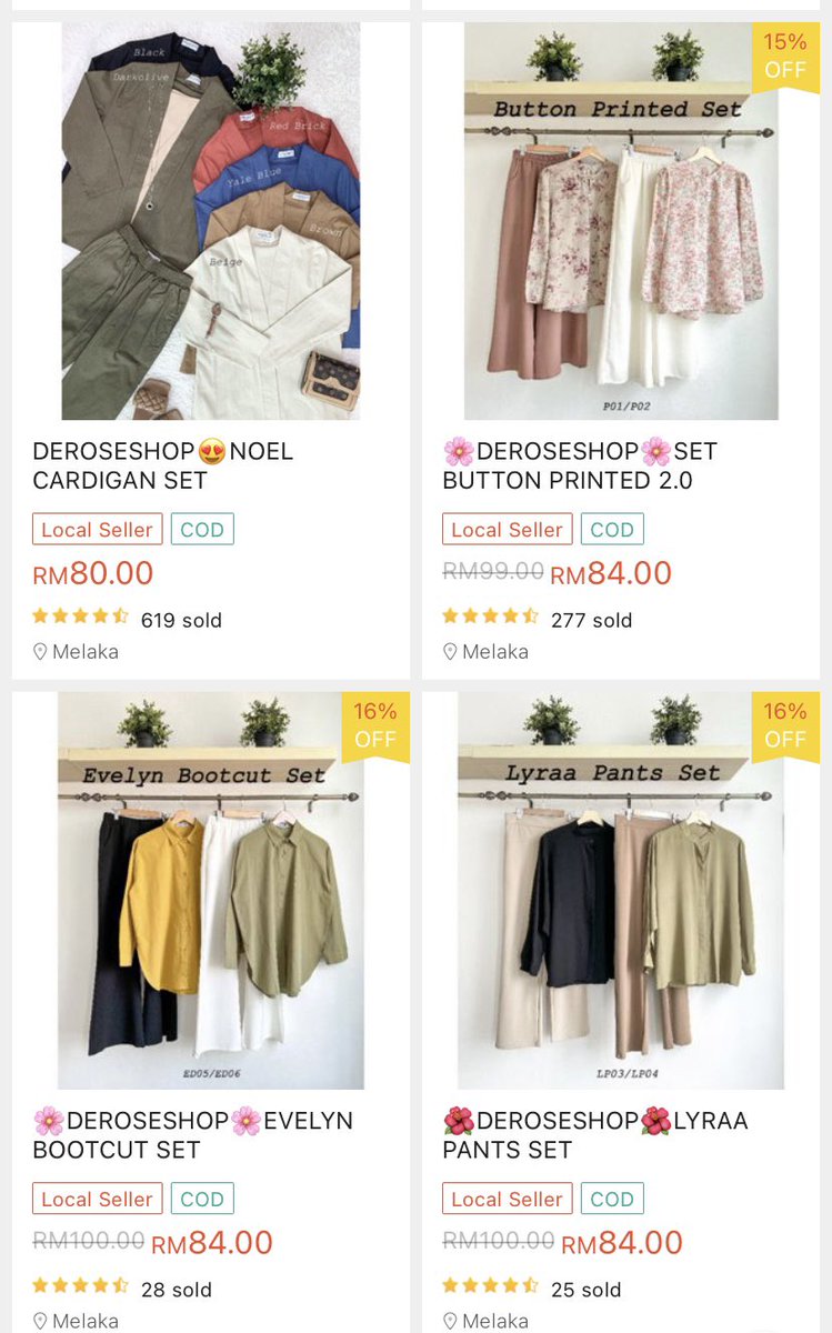 ashalostinhell's tweet photo. Jumpa kedai ni yang jual one set outfits, design and colours semua lawa je, tak perlu dah nak matching outfit, boleh beli dekat sini je. 

https://t.co/Rb2Fn1LXM3 https://t.co/8O4LJXB6eM