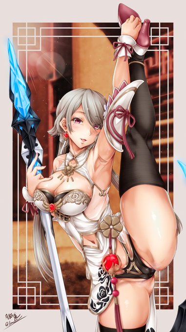 いい肉の日らしかったので、むっちりに描いてしまったリタさん置いておこう。(そいやニーソだったなこれも) 