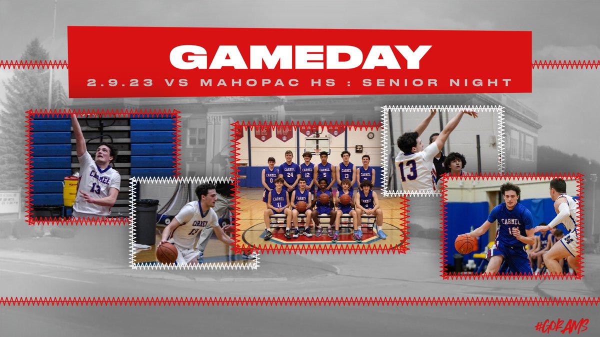 🏀GAMEDAY🏀
🆚 Mahopac High School
⏱ 4:30pm (Junior Varsity)
📺💻 Local Live: events.locallive.tv/events/93639
⏱ 6:00pm (Varsity)
📺💻 Local Live: events.locallive.tv/events/93640
📍  Carmel High School <a href="/hoopsmbd/">Mike Dougherty</a> <a href="/KDJmedia1/">Kevin Devaney Jr.</a> <a href="/DirectRays/">Ray Gallagher 🇺🇸</a>