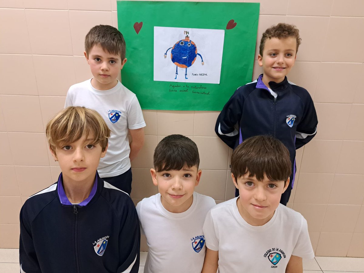 Aprovechando la semana de <a href="/manosunidas/">Manos Unidas International</a> El alumnado de 3 EP ha trabajado en la creación de su propia ONG. #somosasuncion #dalelikeysiguele