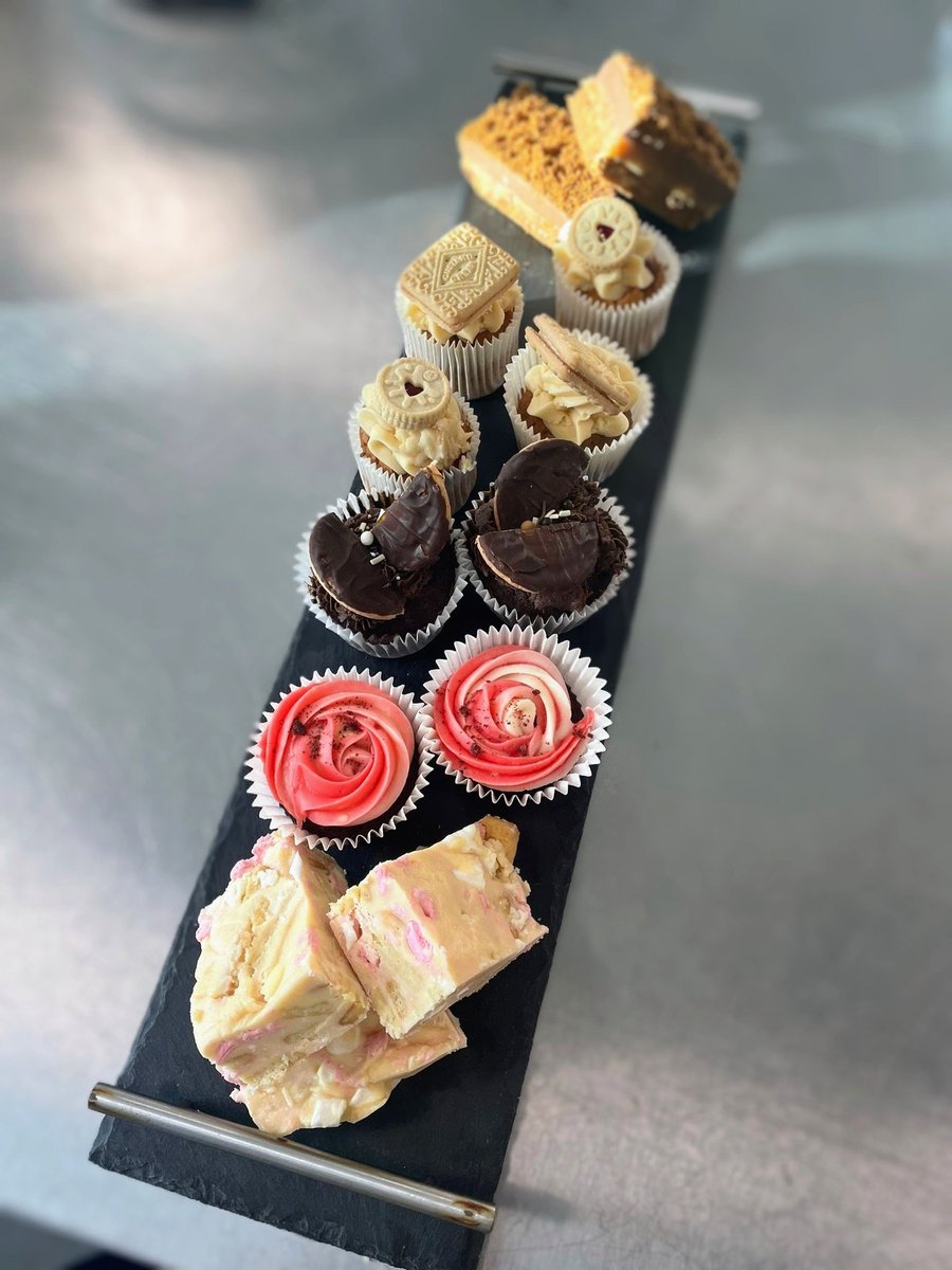 rumworthbistro's tweet photo. Cake platter prepared by our student team already for @greatermcr SEN Careers Cluster Group meeting with @Dianenorburn. https://t.co/hv8Y8z4Lrv