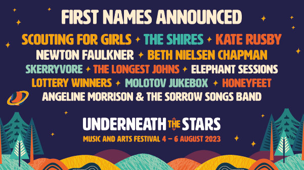 festunderstars's tweet photo. Stargazers!💫 Here they are! The very 1st names for our 2023 lineup!🎶🥳

DAY TICKETS are now also on sale! 😁🎟 You can find out which days artists are playing on by visiting the Line Up page on our website. 

Lots more to announce over the nxt few weeks. 📢176 sleeps to go! 😴 https://t.co/muzpjMAuoN