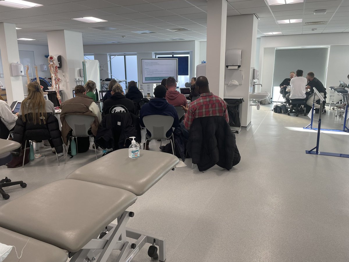 University of Lincoln Physiotherapy (@uol_physio) on Twitter photo This week has seen both of our cohorts being introduced to the two modules that they will be studying for the next few months 💪🏻
Here are our new 1st years enjoying our clinical suite for the first time! 🩻🩺🏃🏼♀️ <a href="/UoL_AHP/">UoL_AHP</a> <a href="/AhpFacultyLincs/">Lincolnshire AHP Faculty</a> <a href="/LincsAHPs/">Lincolnshire AHPs</a> <a href="/unilincoln/">University of Lincoln, UK</a> This week has seen both of our cohorts being introduced to the two modules that they will be studying for the next few months 💪🏻
Here are our new 1st years enjoying our clinical suite for the first time! 🩻🩺🏃🏼♀️ <a href="/UoL_AHP/">UoL_AHP</a> <a href="/AhpFacultyLincs/">Lincolnshire AHP Faculty</a> <a href="/LincsAHPs/">Lincolnshire AHPs</a> <a href="/unilincoln/">University of Lincoln, UK</a>