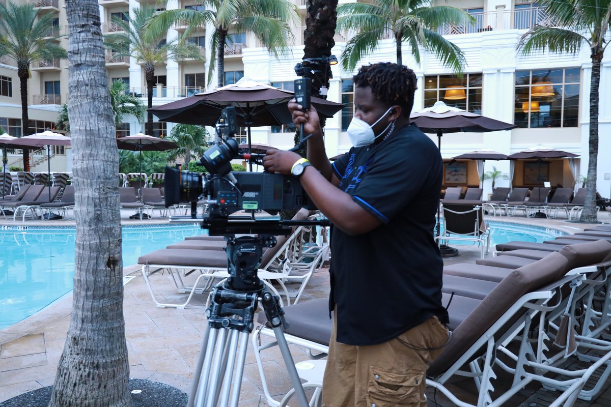 RnRmedia_'s tweet photo. Poolside lighting meters. Gotta catch that St. Petersburg Clearwater light just right.

#theplusone @VSPC #film #bts #BehindTheScenes #romcom #movie #stpeteflorida #Clearwater https://t.co/ZkWKyWq5lP