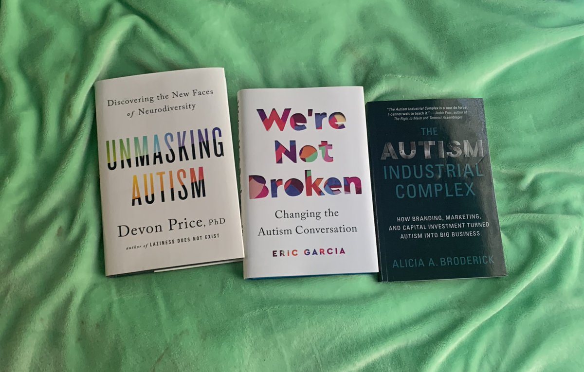 I also got The Autism Industrial Complex by Alicia A. Broderick. So I got a Autism Reading trifecta this weekend #reading #BookLover #AutismBooks #journalist #research #weekend #weekendplans #superbowlweekend #SuperBowlSunday