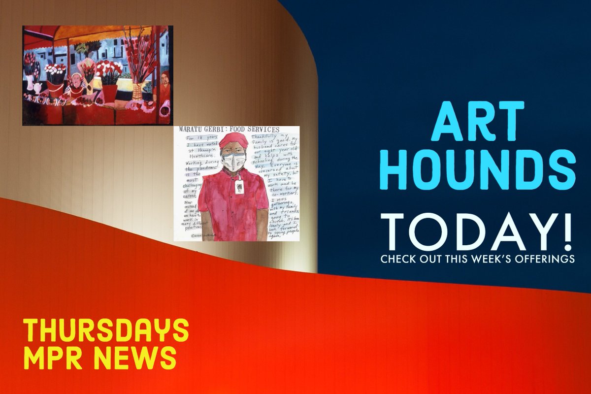 Thursdays are for Art Hounds!

Anita White’s work entitled “Journeys” at Vine Arts Center, Diamond Knispel, and Transatlantic Love Affair are featured this week! Plan your weekend now!

mprnews.org/episode/2023/0…