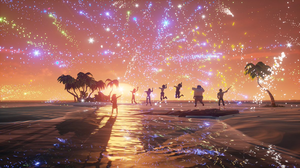 jannickinspired's tweet photo. A group of sailors admire the firework party at sunset

Theme: Friendship
#SotShot #SeaOfThieves
@SeaOfThieves https://t.co/V0eX3xQx3n