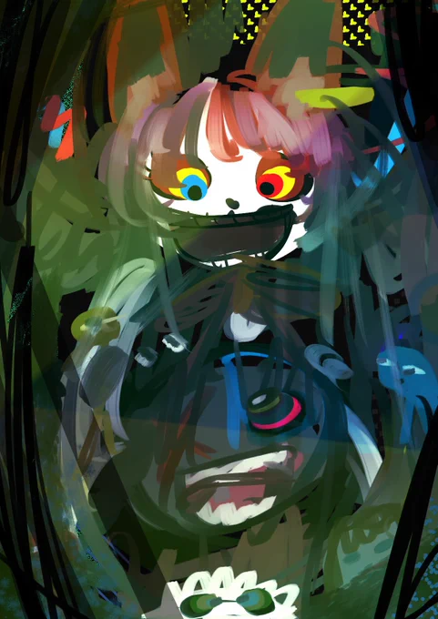 酔うとこんな絵しか描けなくなるのでみなさん気をつけましょう 
