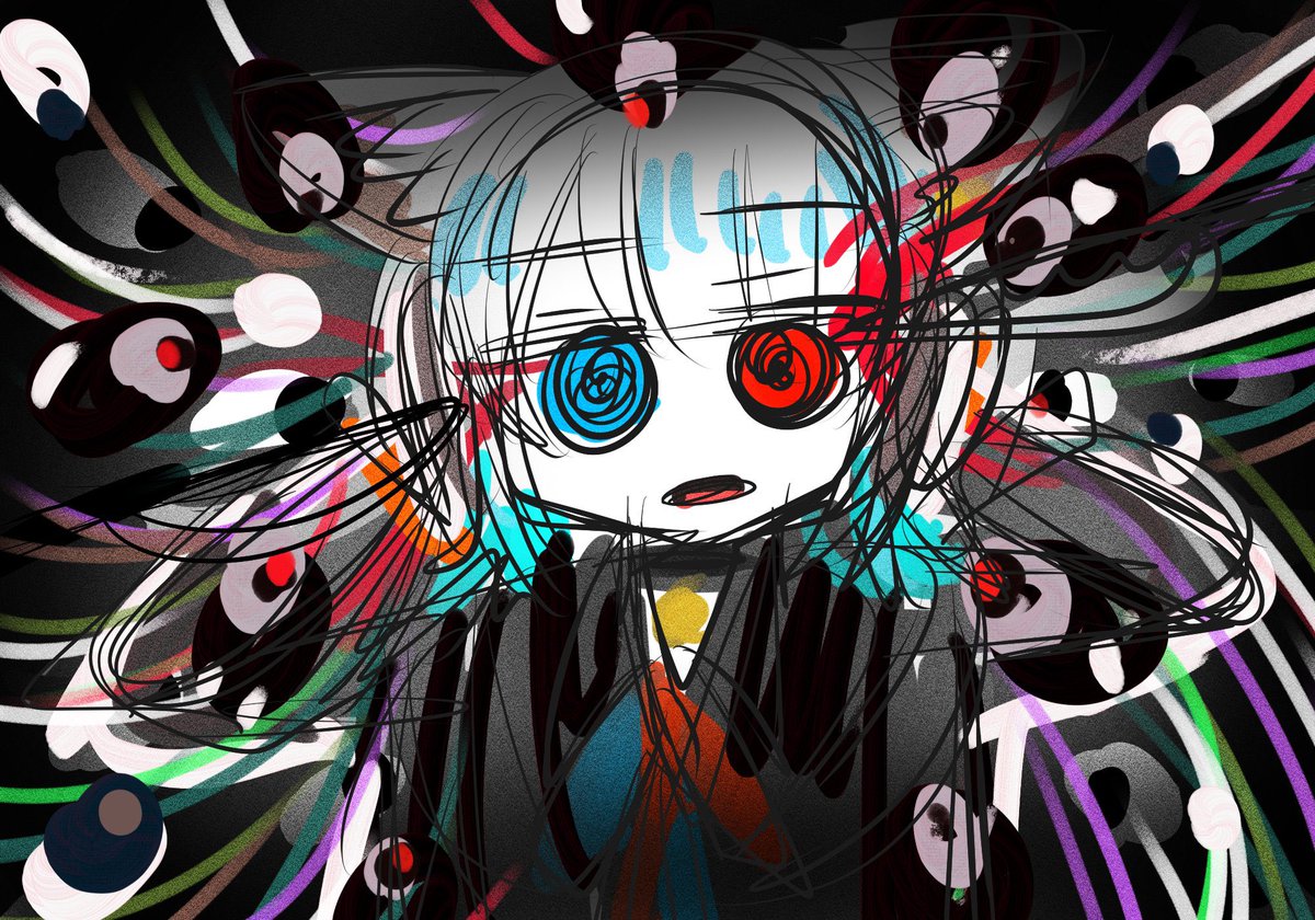 初音ミク 「酔うとこんな絵しか描けなくなるのでみなさん気をつけましょう 」|浅羽かなのイラスト