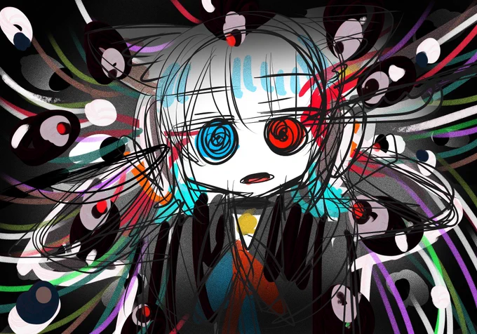 酔うとこんな絵しか描けなくなるのでみなさん気をつけましょう 