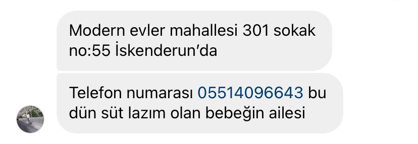 kontravolta_'s tweet photo. Küçük bir bebeğin olduğu aile HATAY’dan çıkmaya çalışıyor. Dönen birileri lütfen yardımcı olsun

Modern evler mahallesi. 302 sokak. No 55   İskenderun

05514096643 https://t.co/SxwOnpJBwQ