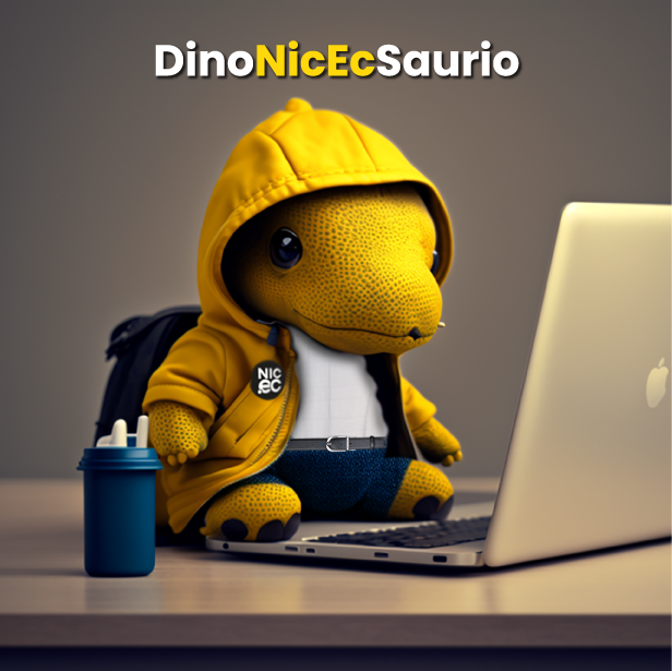 ¿Cómo decirle que no al DinoNicEcSaurio?
Está llevando nuestra chaqueta de NIC.ec, cuanta ternura, nos encanta nuestro compañero nuevo 🥰🥰
Registra tu dominio en bit.ly/nicecregistrat…
 #nicec #ecuador #ecuadordigital #somosseguridad   #dinosaurios🦖 #AI  #iA