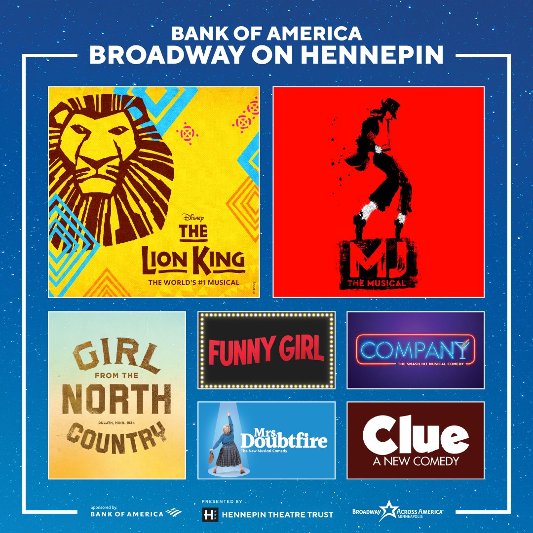 Broadway Across America on Twitter "RT hennepintheatre The 202324