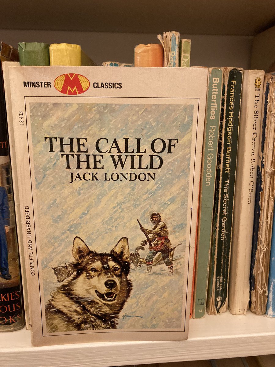 annacaseymail's tweet photo. @Waterstones The Call of the Wild, Jack London. Sobbed for days as a child and almost needed a day off school. This copy in fact: https://t.co/7vVGbuVmXb