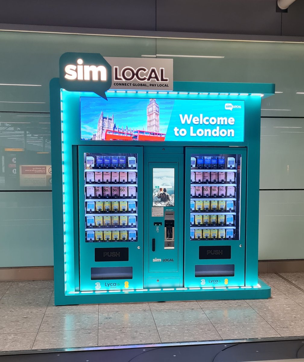 Sim Local (@simlocal) on Twitter photo If you're travelling through <a href="/HeathrowAirport/">Heathrow Airport</a> or <a href="/Gatwick_Airport/">London Gatwick LGW</a> keep a look out for our all new #SIM vending machines If you're travelling through <a href="/HeathrowAirport/">Heathrow Airport</a> or <a href="/Gatwick_Airport/">London Gatwick LGW</a> keep a look out for our all new #SIM vending machines