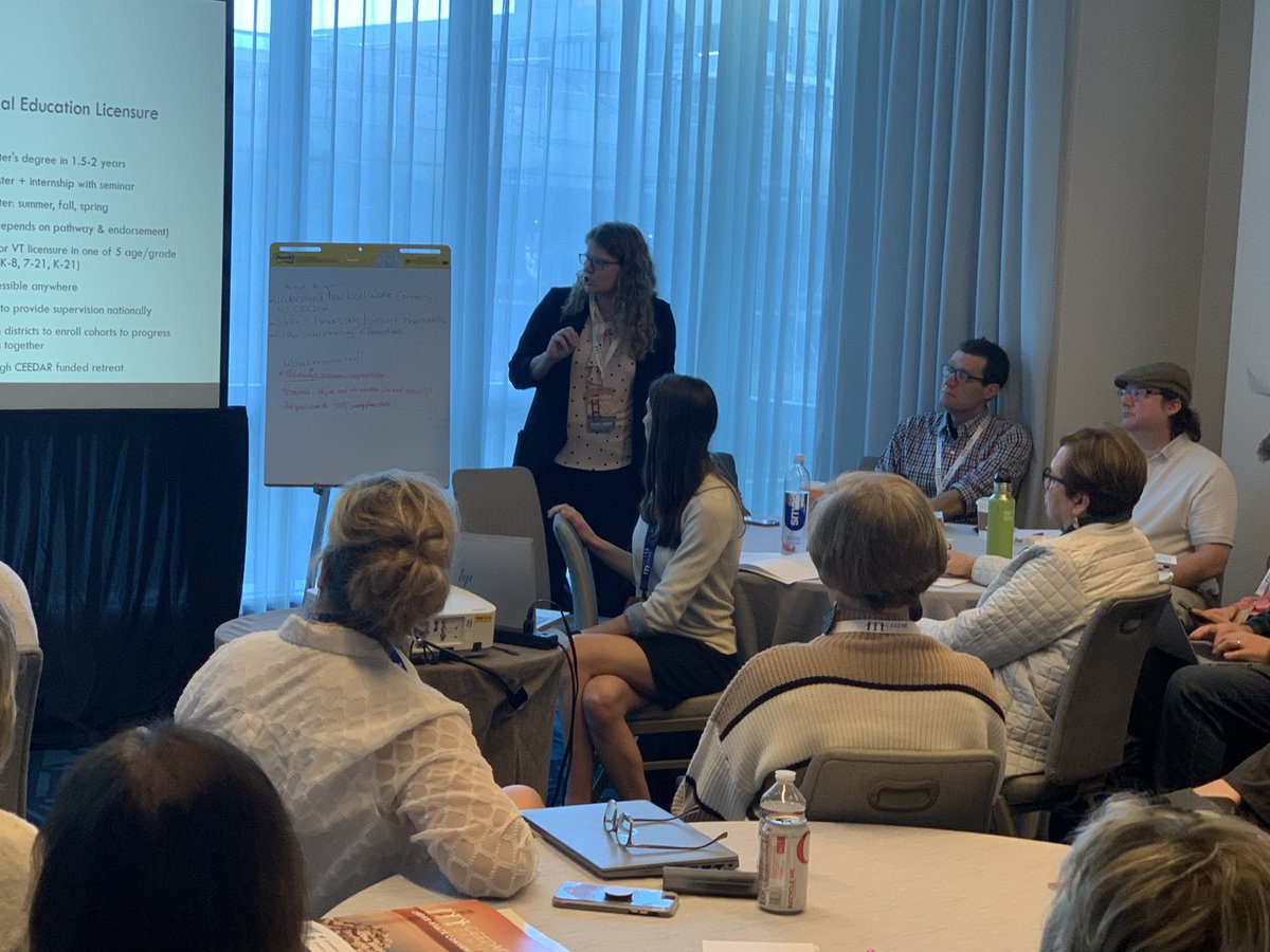 KJVannest's tweet photo. @uvmcess DoE and AoE working together in SF #CEEDAR on educator shortages in Vermont and across the US https://t.co/7xtkn259ue