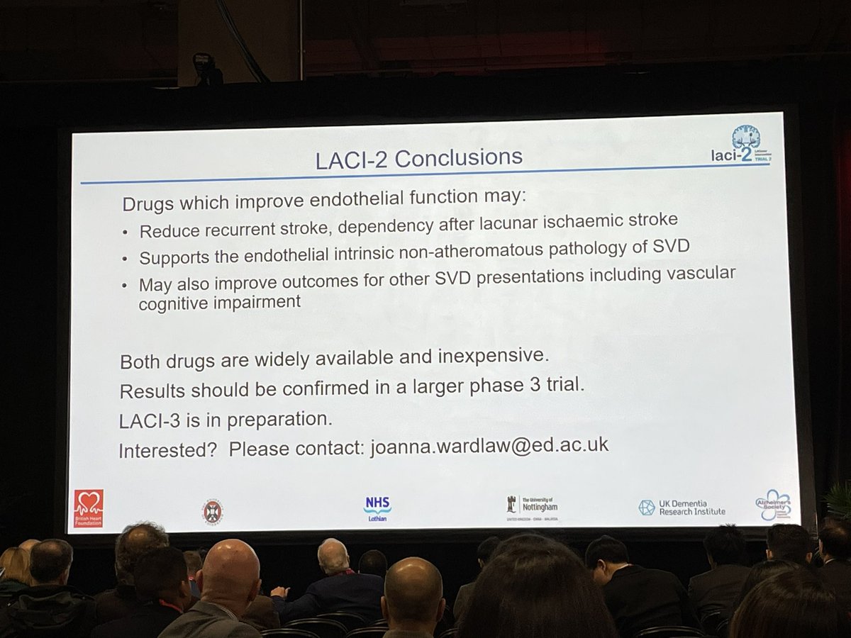 rwregen's tweet photo. @SVINJournal @joanna_wardlaw Exciting results supporting #cilostazol and #isosorbide mononitrate in lacunar stroke! #ISC23 https://t.co/TNhXZXx0K7