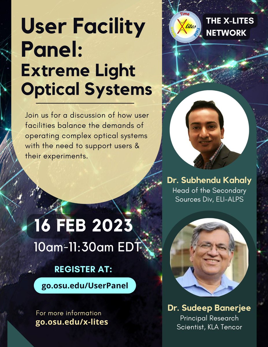 IOS_OSU's tweet photo. Two New Events from the X-Lites Network!
https://t.co/oGwYWFeGtT
#NSFAccelNet #Accelnet #NetworkofNetworks #TeamScience #Optics #OpticalScience #Spectroscopy #NSFMidscale #Midscale #UserFacility #ECR #YoungProfessional https://t.co/68jbGIRkUg
