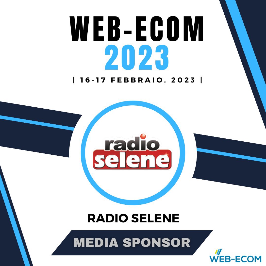 Web_Ecom's tweet photo. @RadioSelene è media sponsor del nostro evento sull’ecommerce della prossima settimana a Bari.

Partecipa al Web-ecom della prossima settimana: 16 e 17 febbraio a Bari. Iscriviti su https://t.co/K25L6ajddz https://t.co/UegmfRedYL